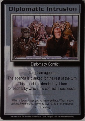 Diplomatic Intrusion - Uncommon